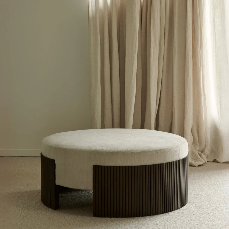 Viburn Shop | Varnished Mahogany Pouf